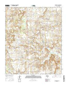 Westover SW Texas Current topographic map, 1:24000 scale, 7.5 X 7.5 Minute, Year 2016