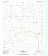 Westway Texas Historical topographic map, 1:24000 scale, 7.5 X 7.5 Minute, Year 1971