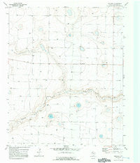 Westway Texas Historical topographic map, 1:24000 scale, 7.5 X 7.5 Minute, Year 1971