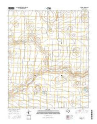 Westway Texas Current topographic map, 1:24000 scale, 7.5 X 7.5 Minute, Year 2016