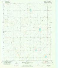 Westway NE Texas Historical topographic map, 1:24000 scale, 7.5 X 7.5 Minute, Year 1971