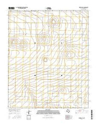Westway NE Texas Current topographic map, 1:24000 scale, 7.5 X 7.5 Minute, Year 2016