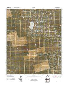 Whalen Lake Texas Historical topographic map, 1:24000 scale, 7.5 X 7.5 Minute, Year 2012