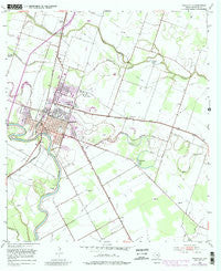 Wharton Texas Historical topographic map, 1:24000 scale, 7.5 X 7.5 Minute, Year 1953