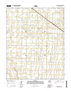 Wharton Ranch Texas Current topographic map, 1:24000 scale, 7.5 X 7.5 Minute, Year 2016