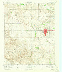 Wheeler Texas Historical topographic map, 1:24000 scale, 7.5 X 7.5 Minute, Year 1962