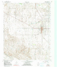 Wheeler Texas Historical topographic map, 1:24000 scale, 7.5 X 7.5 Minute, Year 1962