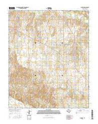 Wheeler Texas Current topographic map, 1:24000 scale, 7.5 X 7.5 Minute, Year 2016