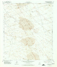 Wheeler Ranch Texas Historical topographic map, 1:24000 scale, 7.5 X 7.5 Minute, Year 1971
