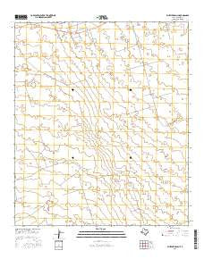 Wheeler Ranch Texas Current topographic map, 1:24000 scale, 7.5 X 7.5 Minute, Year 2016
