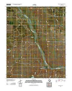 Wheeler SE Texas Historical topographic map, 1:24000 scale, 7.5 X 7.5 Minute, Year 2010