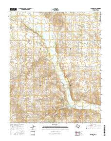 Wheeler SE Texas Current topographic map, 1:24000 scale, 7.5 X 7.5 Minute, Year 2016