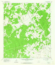 Wheelock Texas Historical topographic map, 1:24000 scale, 7.5 X 7.5 Minute, Year 1962