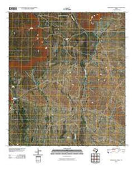 Whirlwind Spring Texas Historical topographic map, 1:24000 scale, 7.5 X 7.5 Minute, Year 2010