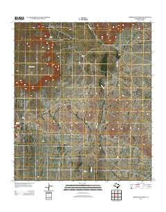 Whirlwind Spring Texas Historical topographic map, 1:24000 scale, 7.5 X 7.5 Minute, Year 2012