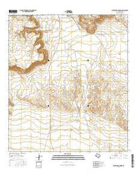 Whirlwind Spring Texas Current topographic map, 1:24000 scale, 7.5 X 7.5 Minute, Year 2016