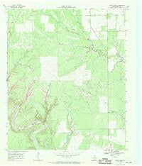 White Camp Texas Historical topographic map, 1:24000 scale, 7.5 X 7.5 Minute, Year 1968