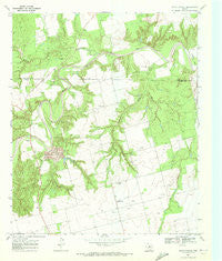 White Canyon Texas Historical topographic map, 1:24000 scale, 7.5 X 7.5 Minute, Year 1969
