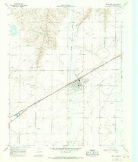 White Deer Texas Historical topographic map, 1:24000 scale, 7.5 X 7.5 Minute, Year 1965