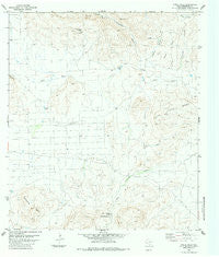 White Hills Texas Historical topographic map, 1:24000 scale, 7.5 X 7.5 Minute, Year 1983