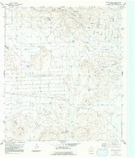 White Hills Texas Historical topographic map, 1:24000 scale, 7.5 X 7.5 Minute, Year 1983