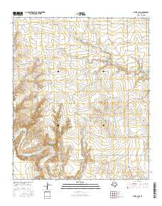 White Camp Texas Current topographic map, 1:24000 scale, 7.5 X 7.5 Minute, Year 2016