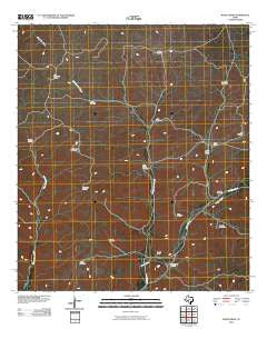 White Draw Texas Historical topographic map, 1:24000 scale, 7.5 X 7.5 Minute, Year 2010