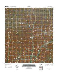 White Draw Texas Historical topographic map, 1:24000 scale, 7.5 X 7.5 Minute, Year 2012