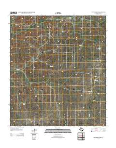 White Draw NE Texas Historical topographic map, 1:24000 scale, 7.5 X 7.5 Minute, Year 2012