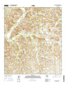 White Draw NW Texas Current topographic map, 1:24000 scale, 7.5 X 7.5 Minute, Year 2016