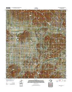 White Hills Texas Historical topographic map, 1:24000 scale, 7.5 X 7.5 Minute, Year 2012