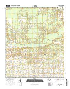 White Rock Texas Current topographic map, 1:24000 scale, 7.5 X 7.5 Minute, Year 2016