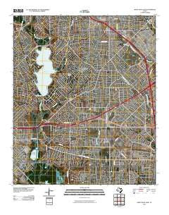 White Rock Lake Texas Historical topographic map, 1:24000 scale, 7.5 X 7.5 Minute, Year 2010