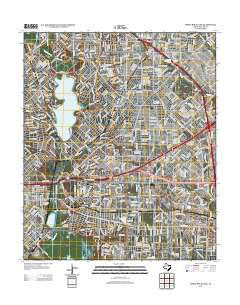 White Rock Lake Texas Historical topographic map, 1:24000 scale, 7.5 X 7.5 Minute, Year 2012