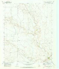 Whiteaker Ranch Texas Historical topographic map, 1:24000 scale, 7.5 X 7.5 Minute, Year 1971