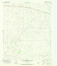 Whiteface SW Texas Historical topographic map, 1:24000 scale, 7.5 X 7.5 Minute, Year 1970