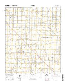 Whiteface NW Texas Current topographic map, 1:24000 scale, 7.5 X 7.5 Minute, Year 2016