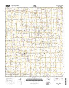 Whiteface SW Texas Current topographic map, 1:24000 scale, 7.5 X 7.5 Minute, Year 2016