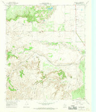 Whiteflat Texas Historical topographic map, 1:24000 scale, 7.5 X 7.5 Minute, Year 1967