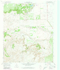 Whiteflat Texas Historical topographic map, 1:24000 scale, 7.5 X 7.5 Minute, Year 1967