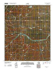 Whiteflat Texas Historical topographic map, 1:24000 scale, 7.5 X 7.5 Minute, Year 2010