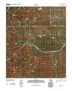 Whiteflat Texas Historical topographic map, 1:24000 scale, 7.5 X 7.5 Minute, Year 2010
