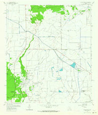 Whites Bayou Texas Historical topographic map, 1:24000 scale, 7.5 X 7.5 Minute, Year 1961