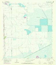 Whites Ranch Texas Historical topographic map, 1:24000 scale, 7.5 X 7.5 Minute, Year 1962