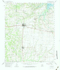 Whitesboro Texas Historical topographic map, 1:62500 scale, 15 X 15 Minute, Year 1958