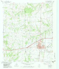 Whitesboro Texas Historical topographic map, 1:24000 scale, 7.5 X 7.5 Minute, Year 1982