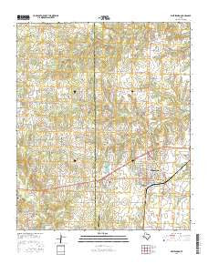 Whitesboro Texas Current topographic map, 1:24000 scale, 7.5 X 7.5 Minute, Year 2016