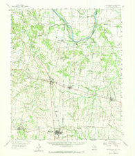 Whitesright Texas Historical topographic map, 1:62500 scale, 15 X 15 Minute, Year 1958