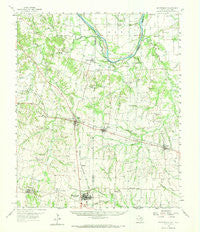 Whitesright Texas Historical topographic map, 1:62500 scale, 15 X 15 Minute, Year 1958