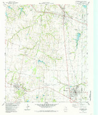 Whitewright Texas Historical topographic map, 1:24000 scale, 7.5 X 7.5 Minute, Year 1984